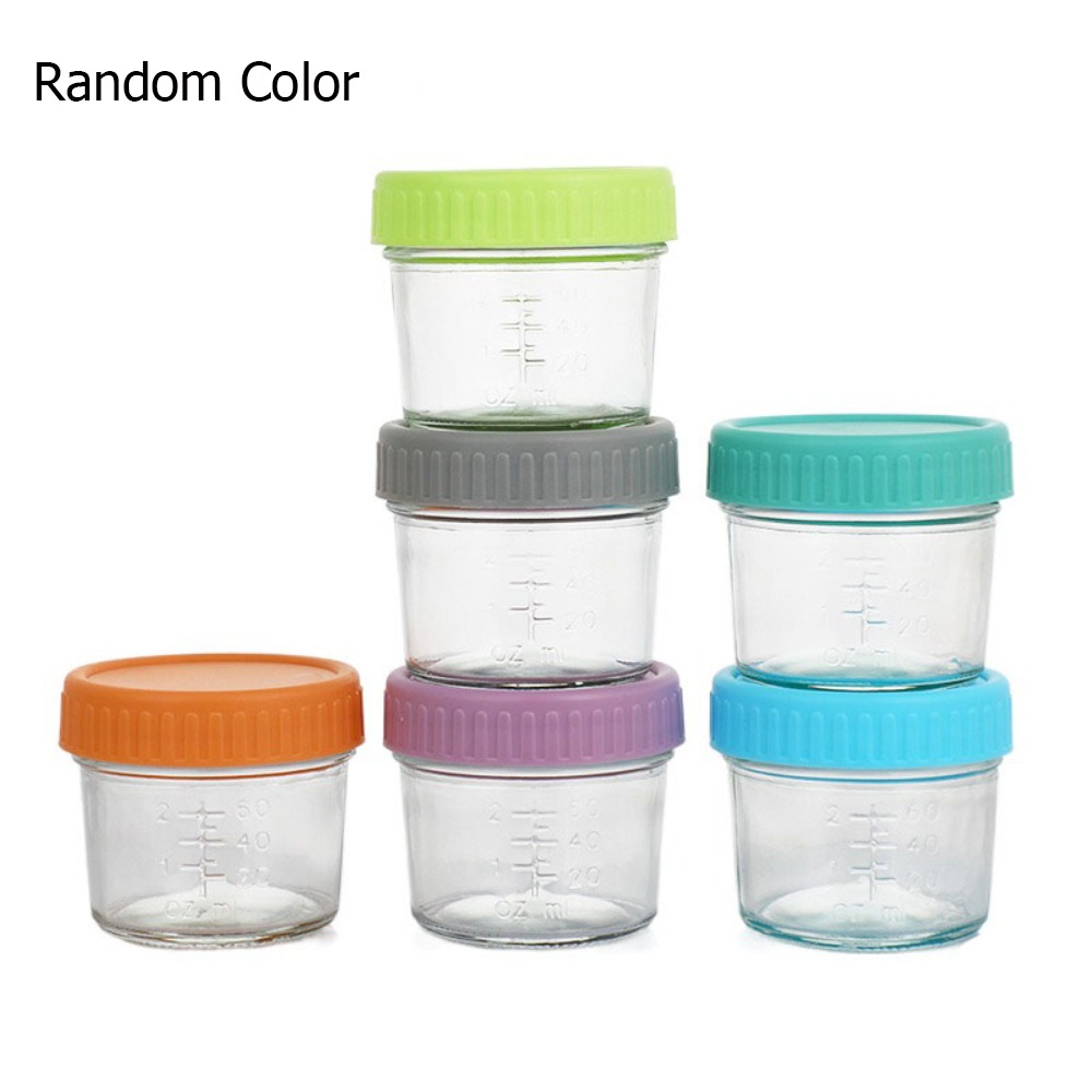 Baby Food Jar - 6pcs Mason Jar Glass Baby Food