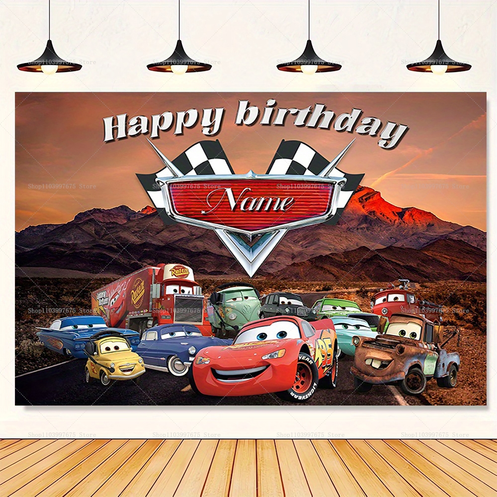 Baby Food Recipes - Customizable Disney Lightning McQueen Backdrops Kids