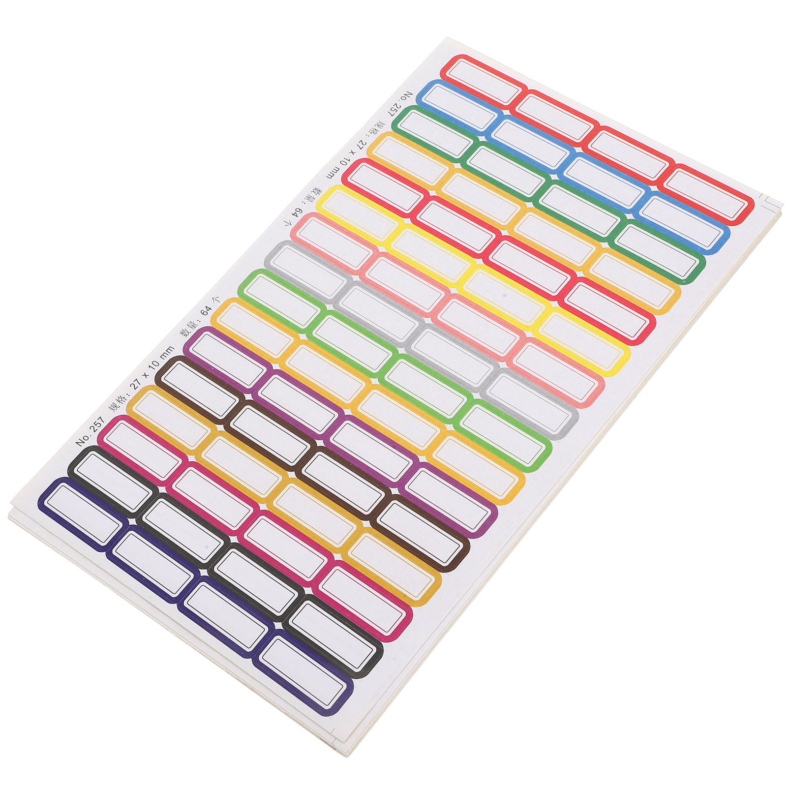 Baby Food Youtube - 20 Sheets Colorful Adhesive Name Tags
