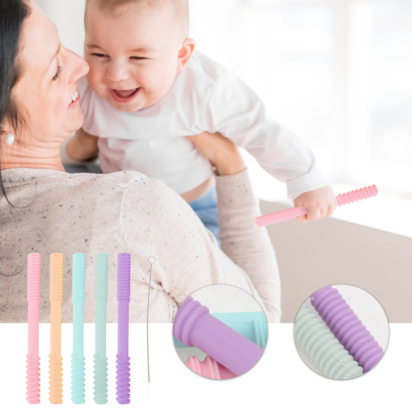 Baby Food Youtube - 1 set 1 Set Teething Silicone