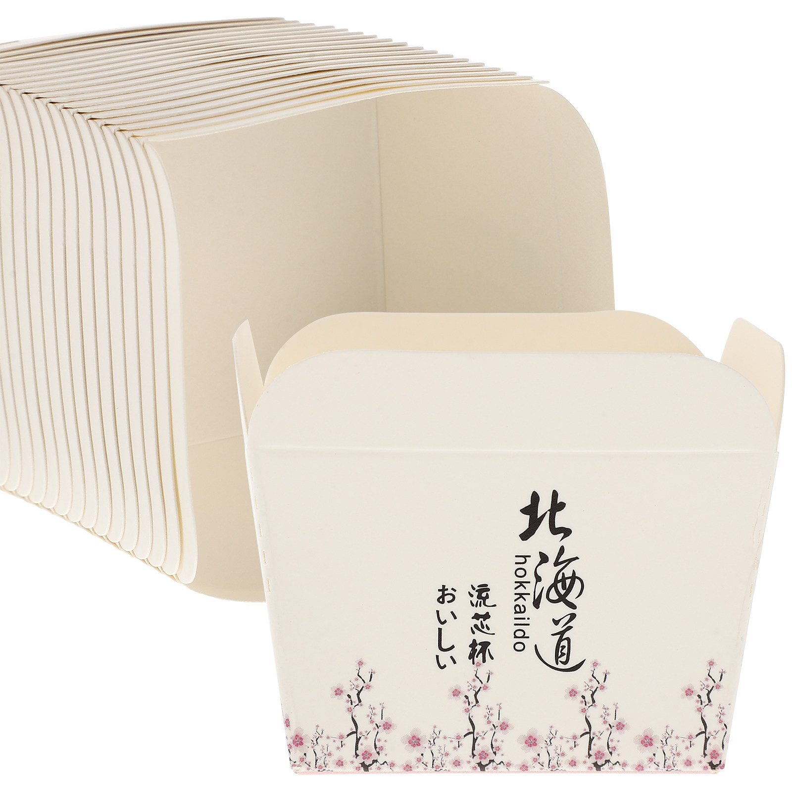 Baby Food Dessert - 100Pcs Square Food-Grade Paper Cupcake Cups