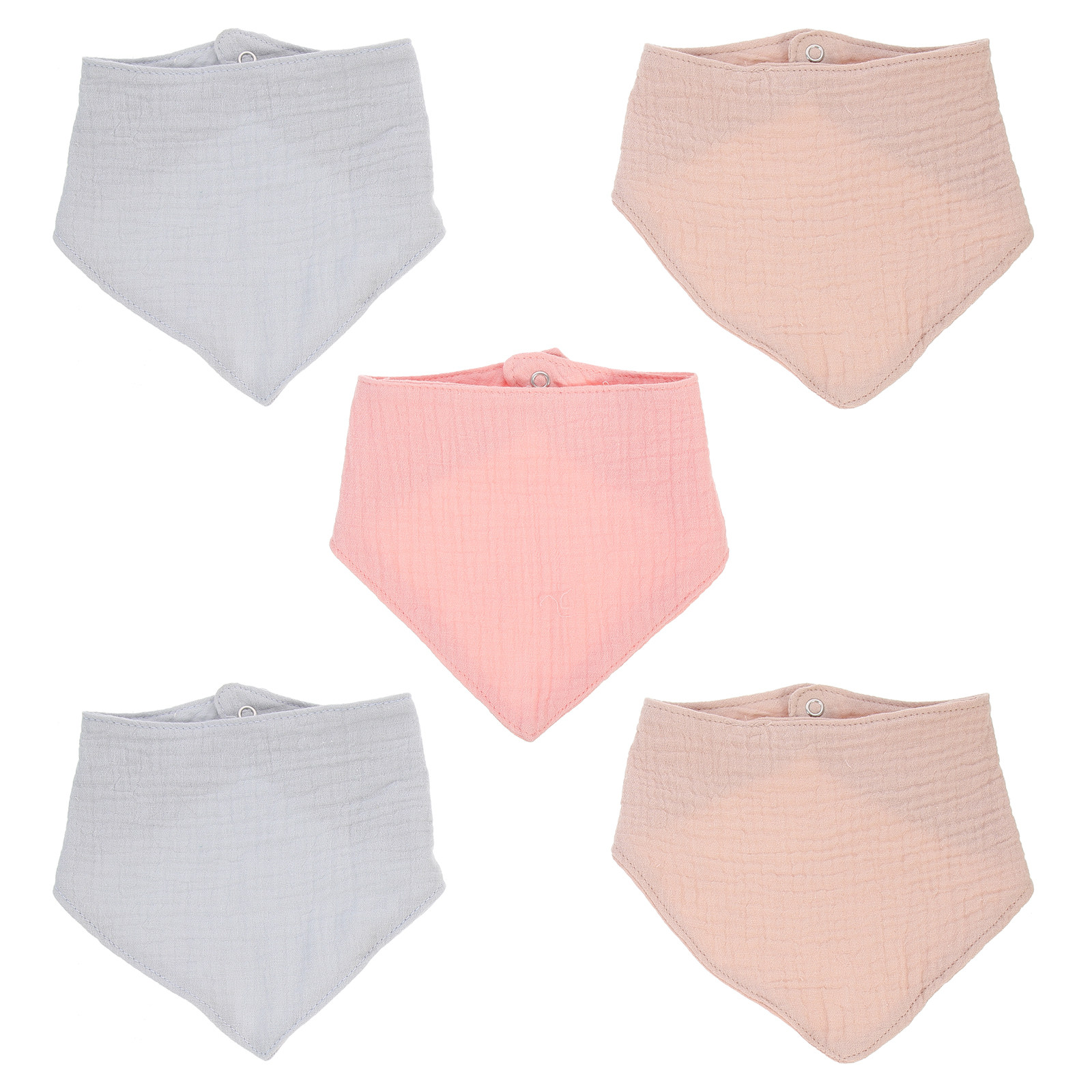 Baby Food Newborn - 5Pcs Baby Bandana Bibs Food-Grade Breathable