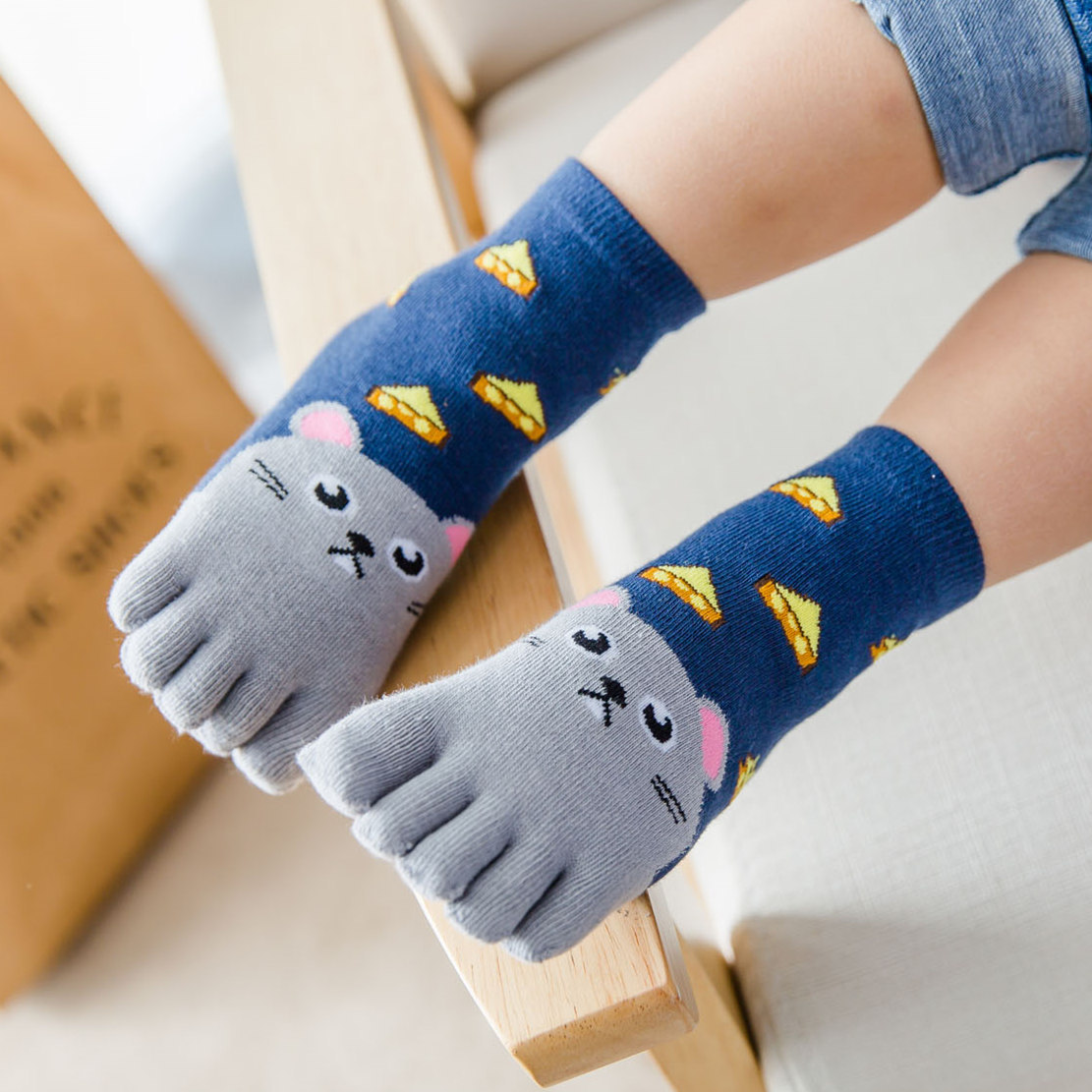 5 Pairs Children Cartoon Socks - Baby Food Youtube recensie en prijs