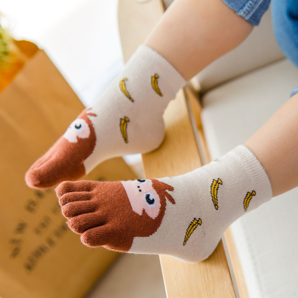 5 Pairs Children Cartoon Socks - Baby Food Youtube recensie en prijs