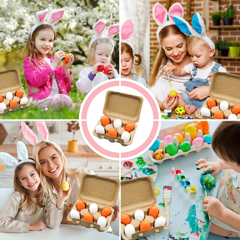 6pcs Wooden Eggs Toy Egg Kitch - Baby Food Egg recensie en prijs