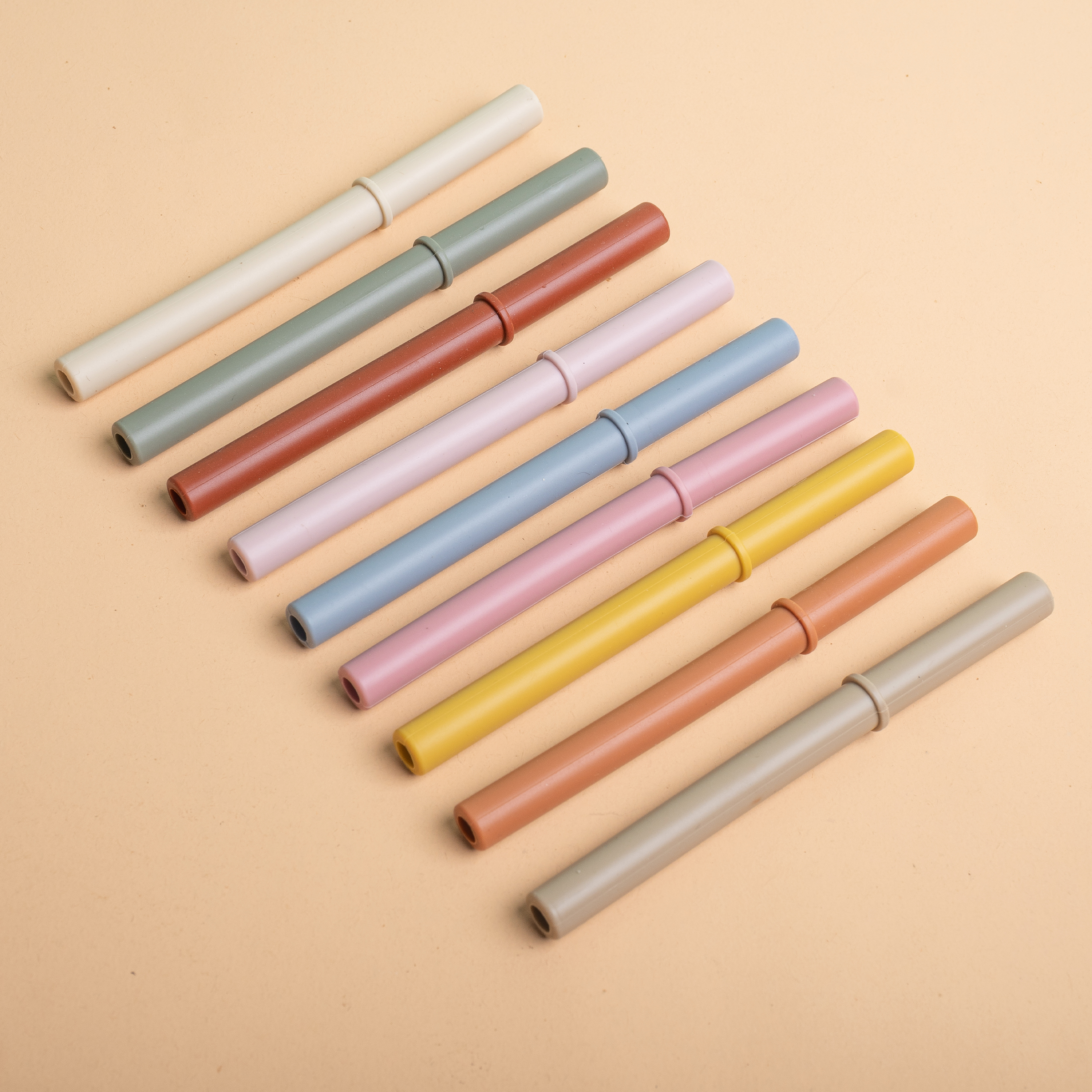 Morandi Color Silicone Straw,  - Baby Food Youtube recensie en prijs