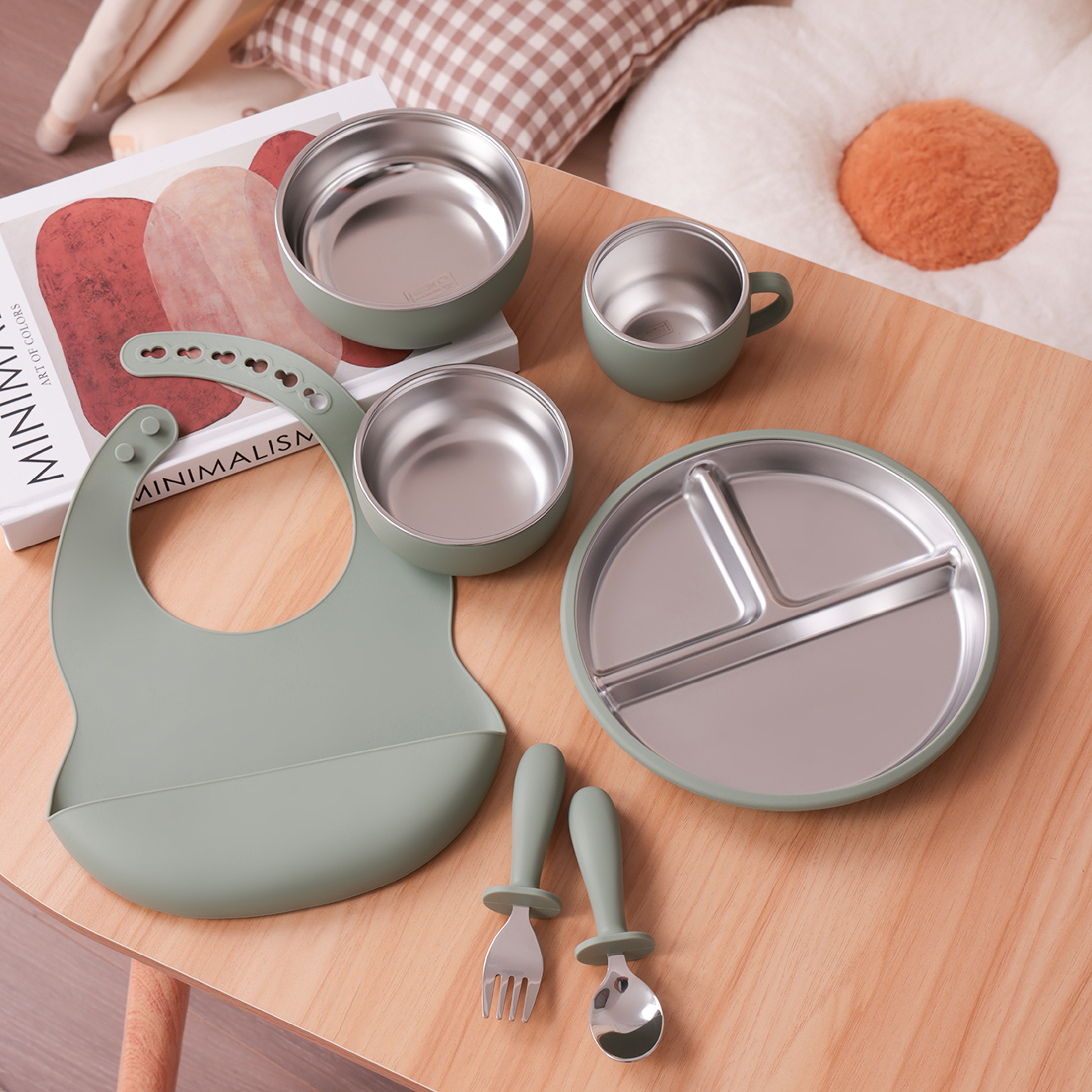 7PCS Stainless Steel Detachabl - Baby Food Menu recensie en prijs
