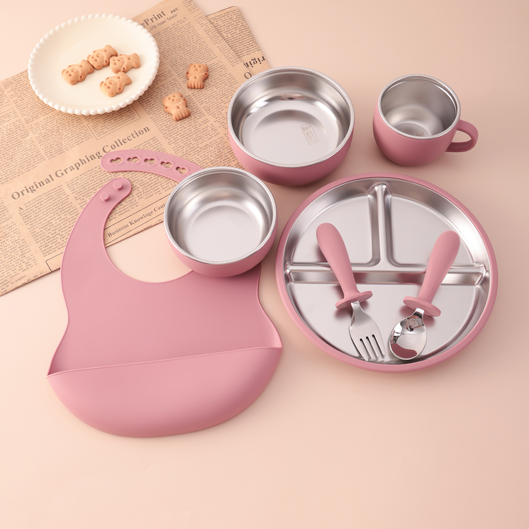 7PCS Stainless Steel Detachabl - Baby Food Menu recensie en prijs