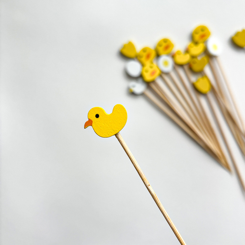 100Pcs Cute Yellow Duck Egg Di - Baby Food Dessert recensie en prijs