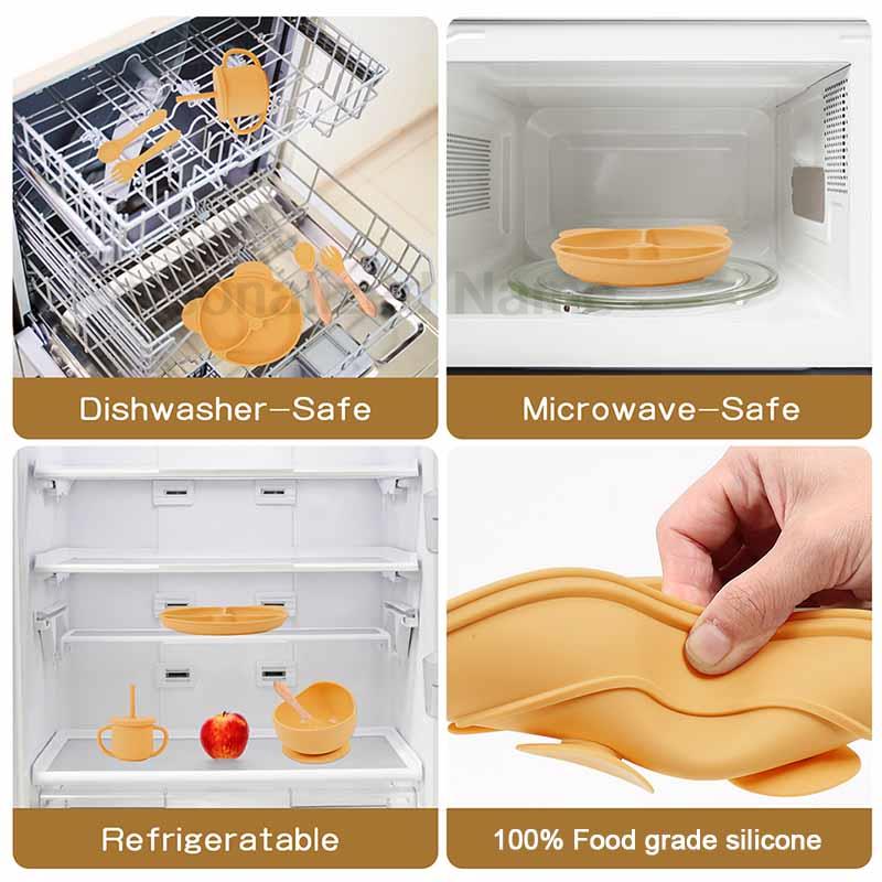 Baby Feeding Plate Sets Suctio - Baby Food Menu recensie en prijs