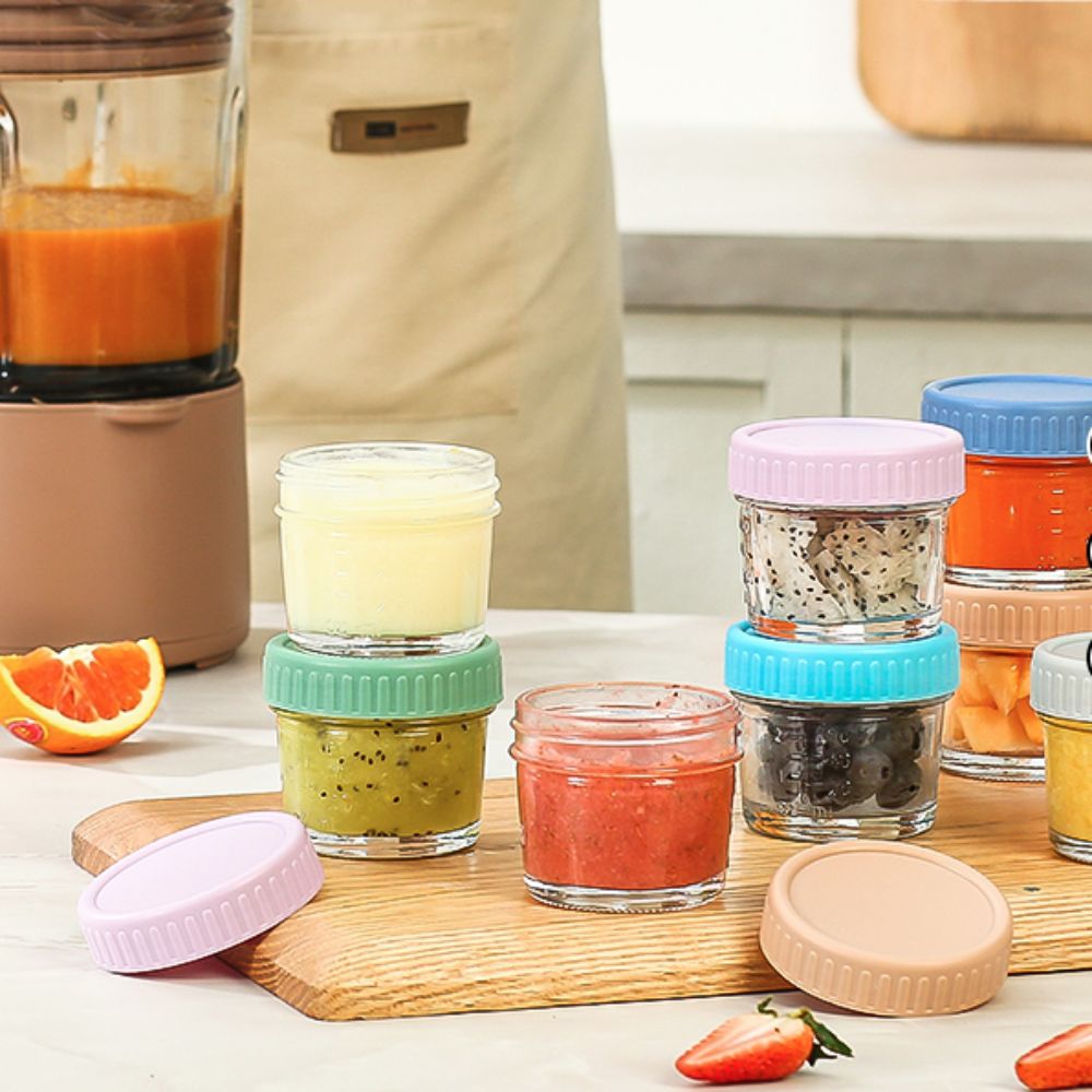 6pcs Mason Jar Glass Baby Food - Baby Food Jar recensie en prijs