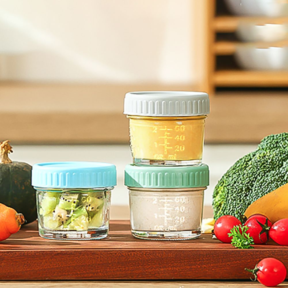 6pcs Multipurpose Glass Baby F - Baby Food Jar recensie en prijs