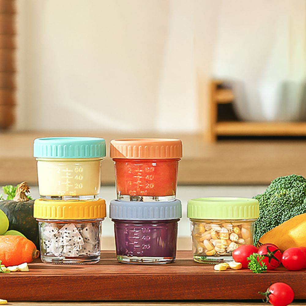 6pcs Glass Baby Food Jar Reusa - Baby Food Jar recensie en prijs