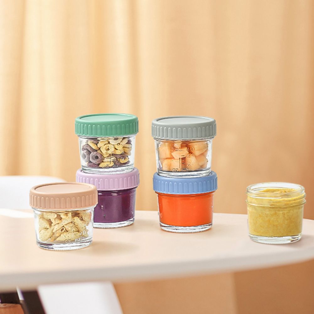 6pcs Glass Baby Food Jar Reusa - Baby Food Jar recensie en prijs