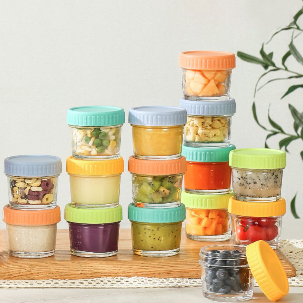 6pcs Glass Baby Food Jar Reusa - Baby Food Jar recensie en prijs