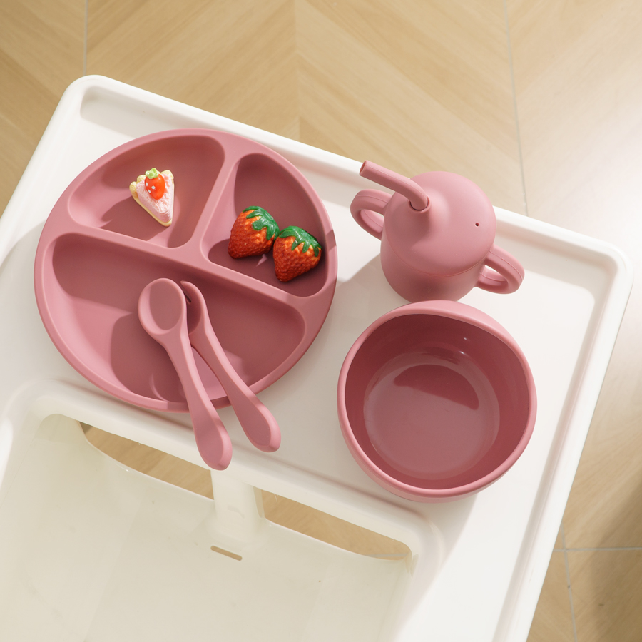 5PCS Baby Silicone Tableware S - Baby Food Universe recensie en prijs