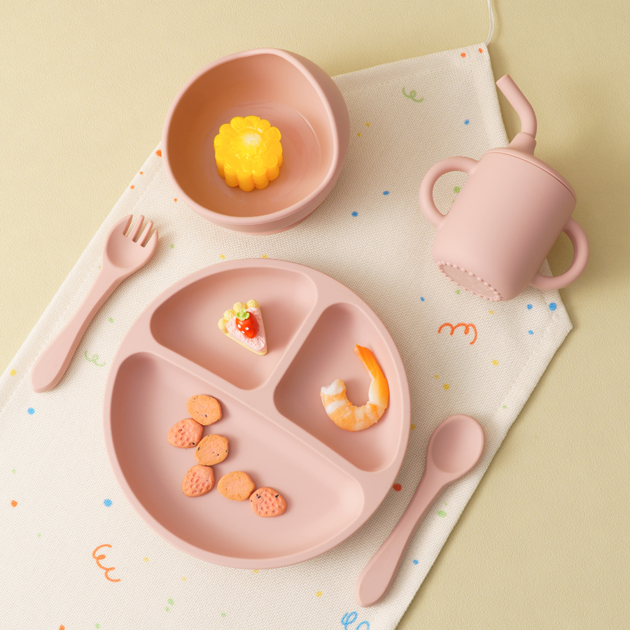 5PCS Baby Silicone Tableware S - Baby Food Universe recensie en prijs