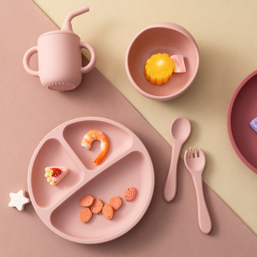 5PCS Baby Silicone Tableware S - Baby Food Universe recensie en prijs