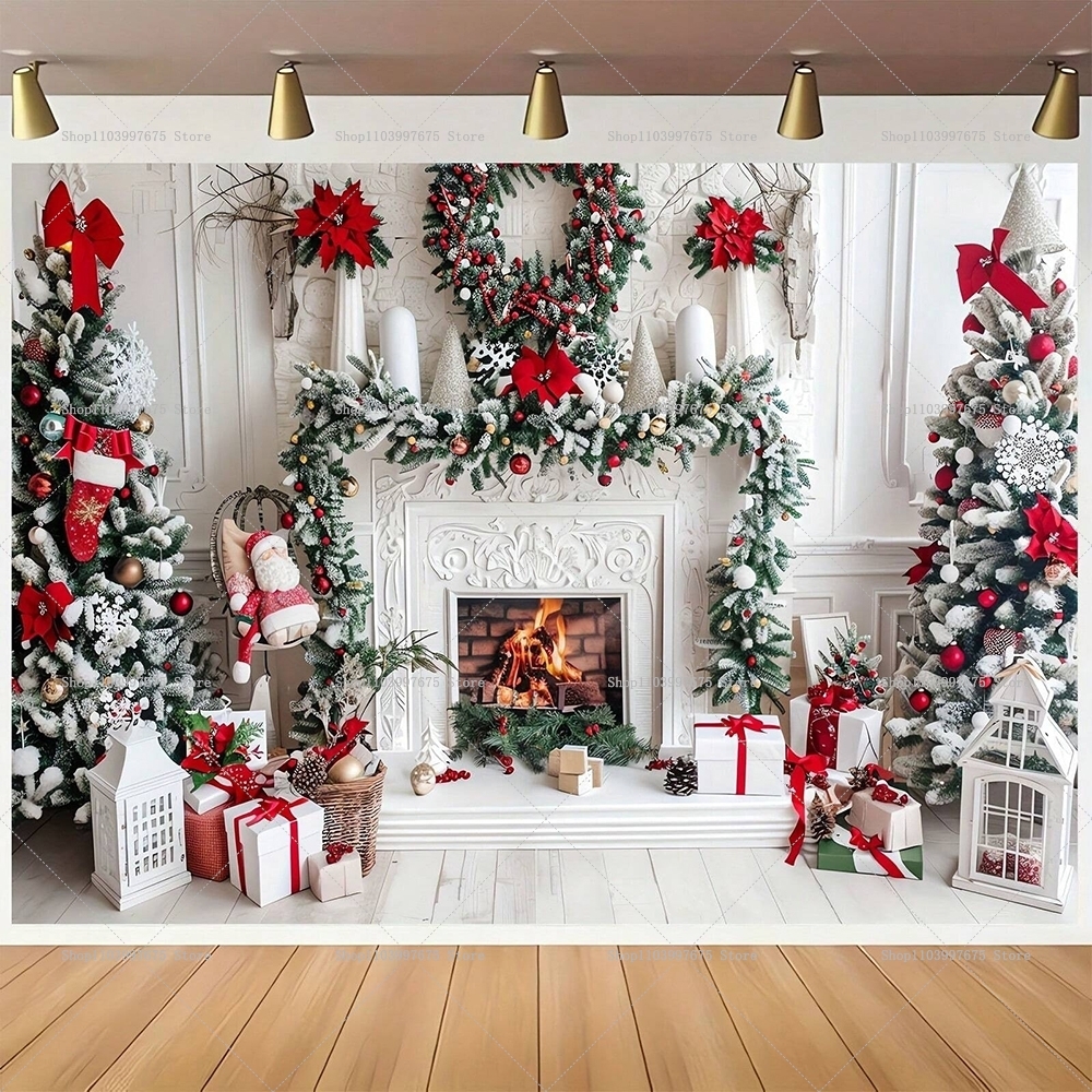 Merry Christmas Backdrops Wond - Baby Food Recipes recensie en prijs