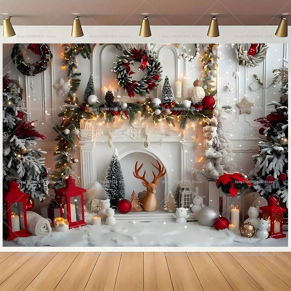 Merry Christmas Backdrops Wond - Baby Food Recipes recensie en prijs