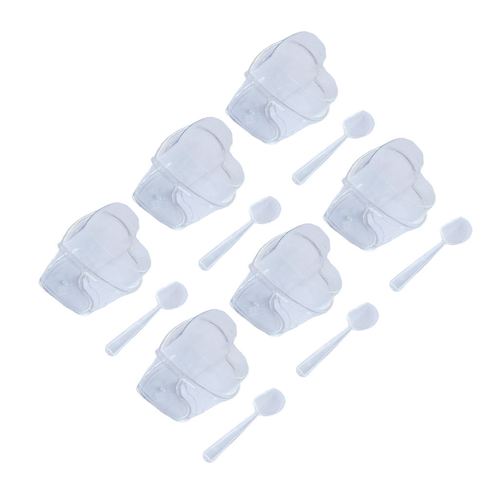 10Sets Heart Shape Dessert Cup - Baby Food Dessert recensie en prijs