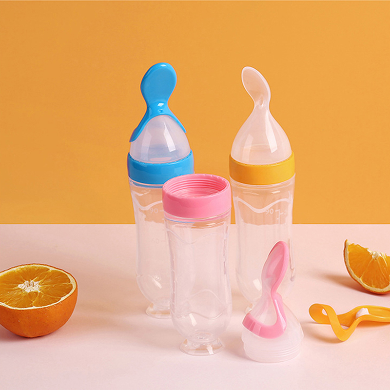 Squeezing Feeding Bottle Silic - Baby Food Newborn recensie en prijs