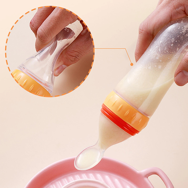 Squeezing Feeding Bottle Silic - Baby Food Newborn recensie en prijs
