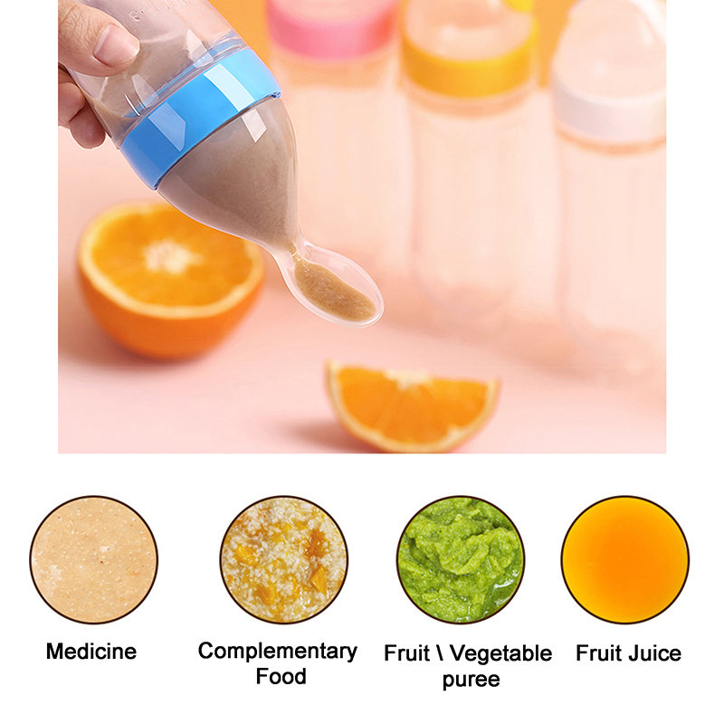 Squeezing Feeding Bottle Silic - Baby Food Newborn recensie en prijs