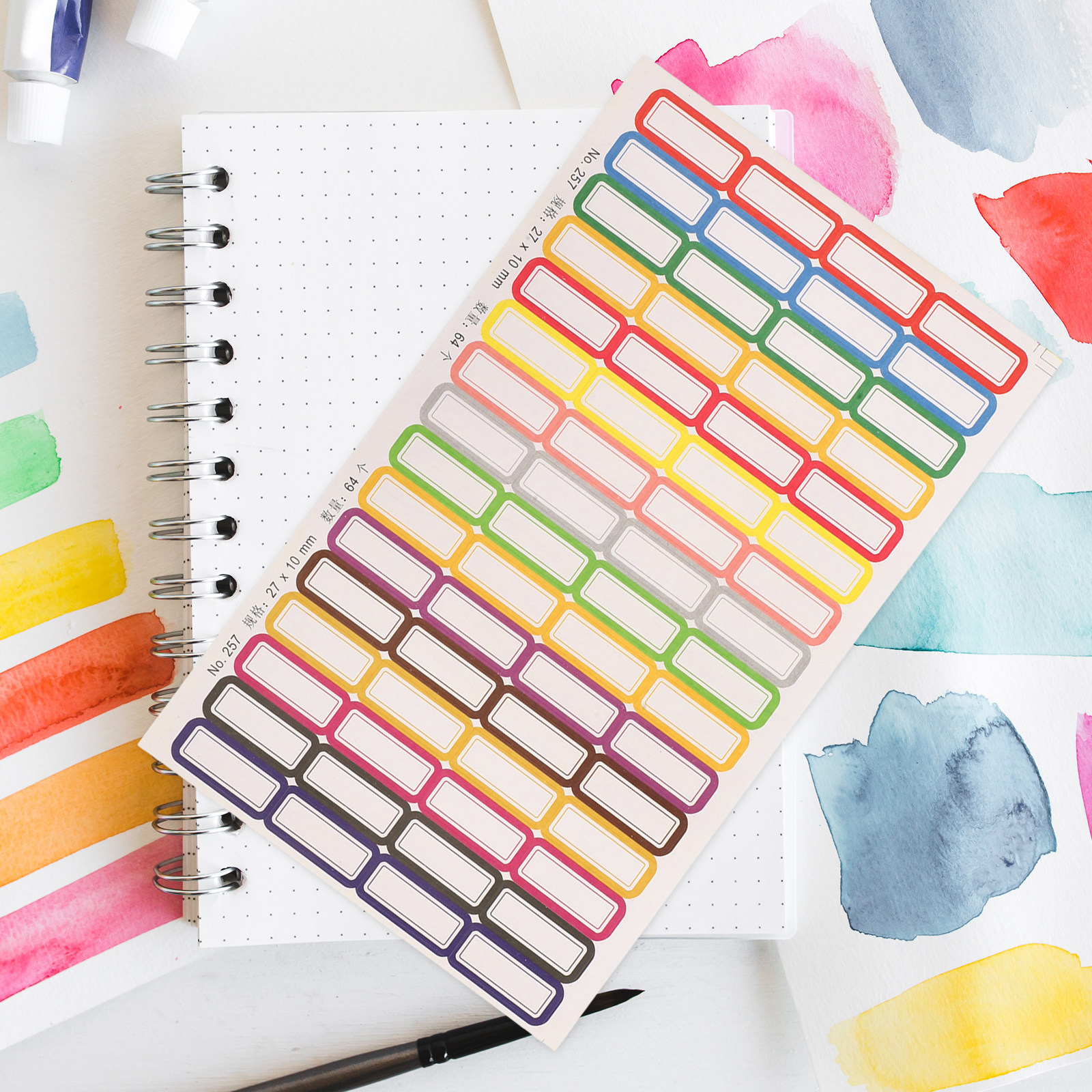 20 Sheets Colorful Adhesive Na - Baby Food Youtube recensie en prijs