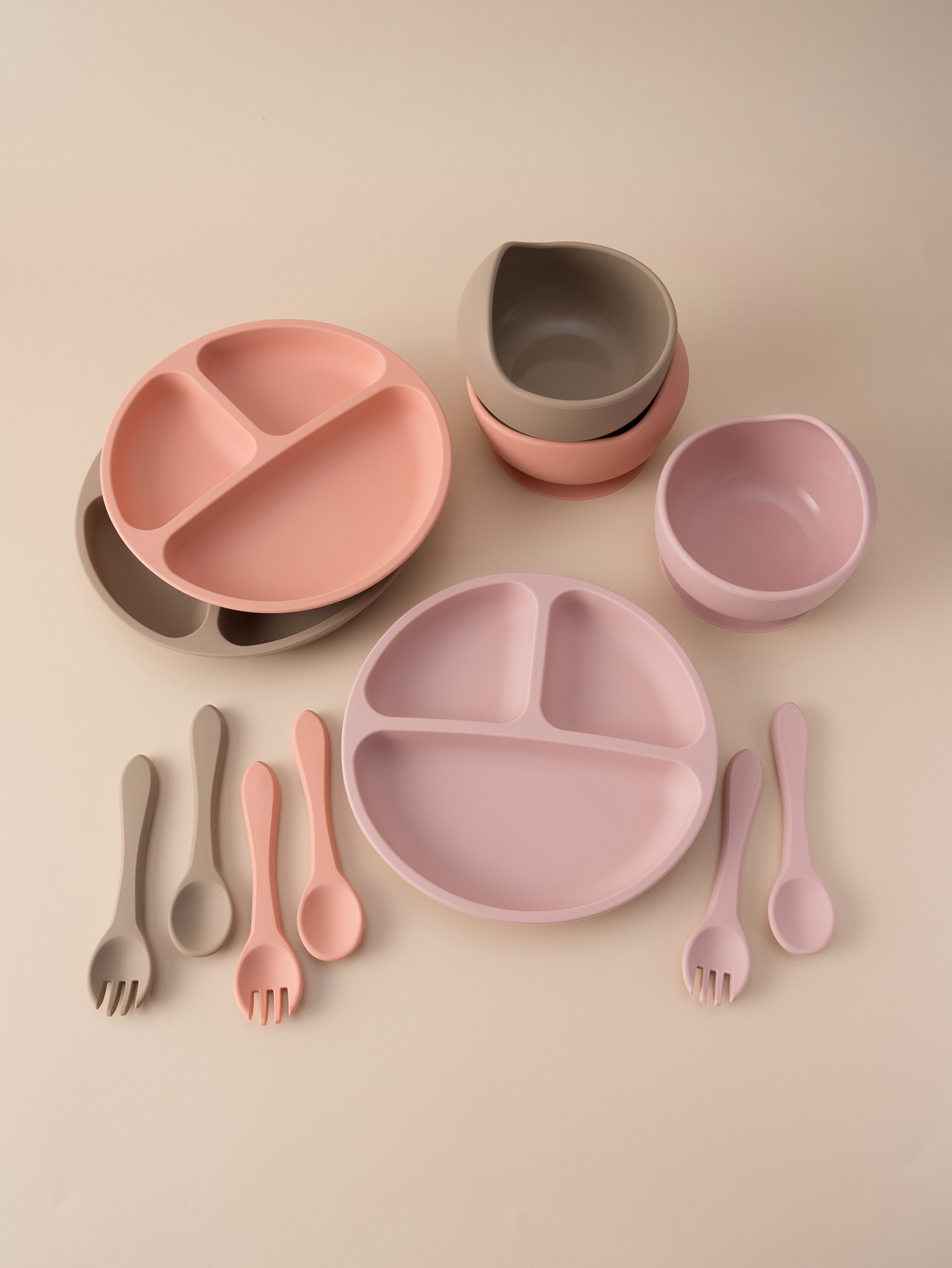 4PCS Baby Silicone Feeding Set - Baby Food Menu recensie en prijs