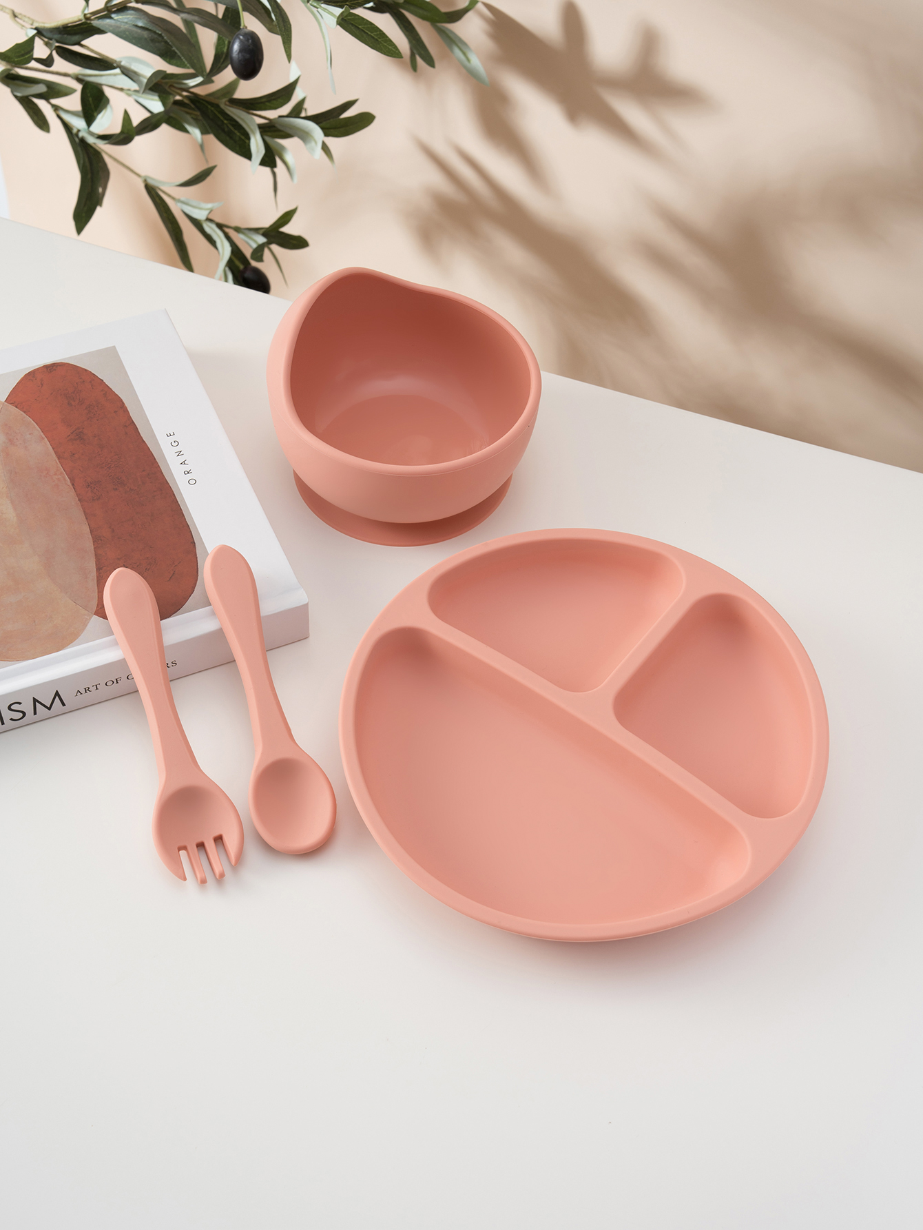 4PCS Baby Silicone Feeding Set - Baby Food Menu recensie en prijs