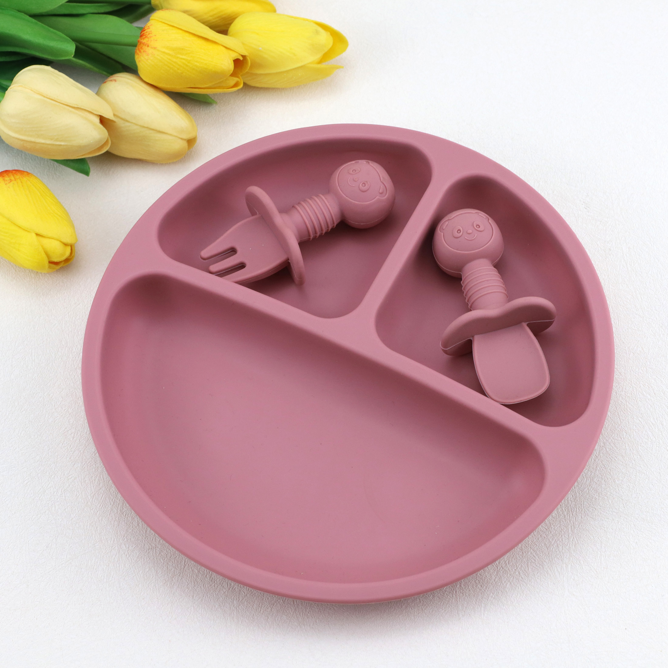 3pcs baby silicone tableware s - Baby Food Menu recensie en prijs