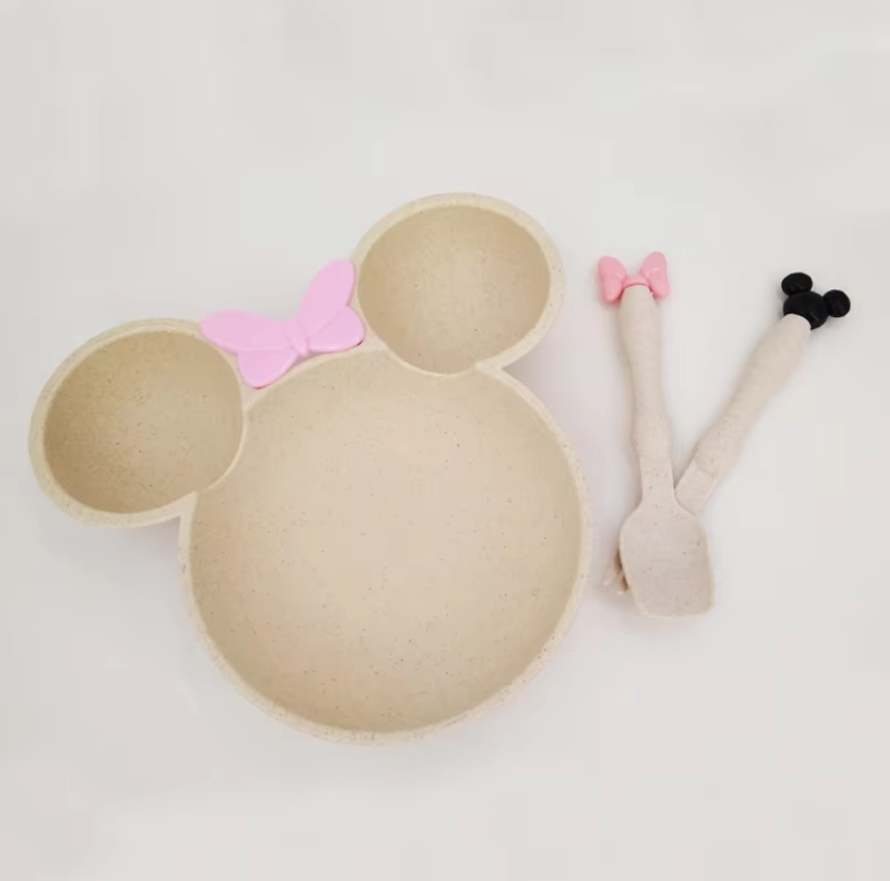 3Pcs/set Wheat Straw Baby Dish - Baby Food Menu recensie en prijs