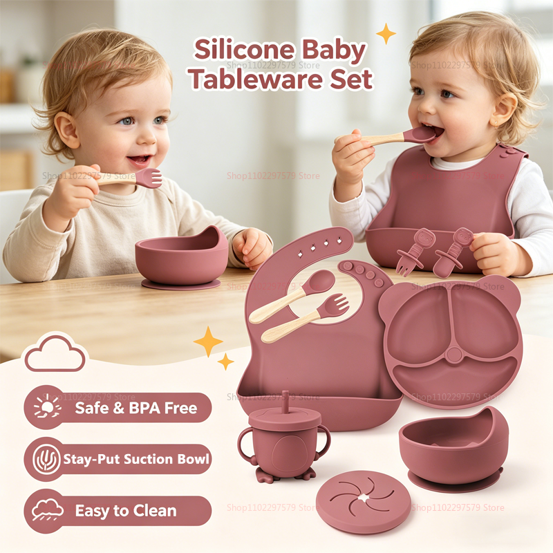 New Baby Feeding Plate Sets Su - Baby Food Menu recensie en prijs
