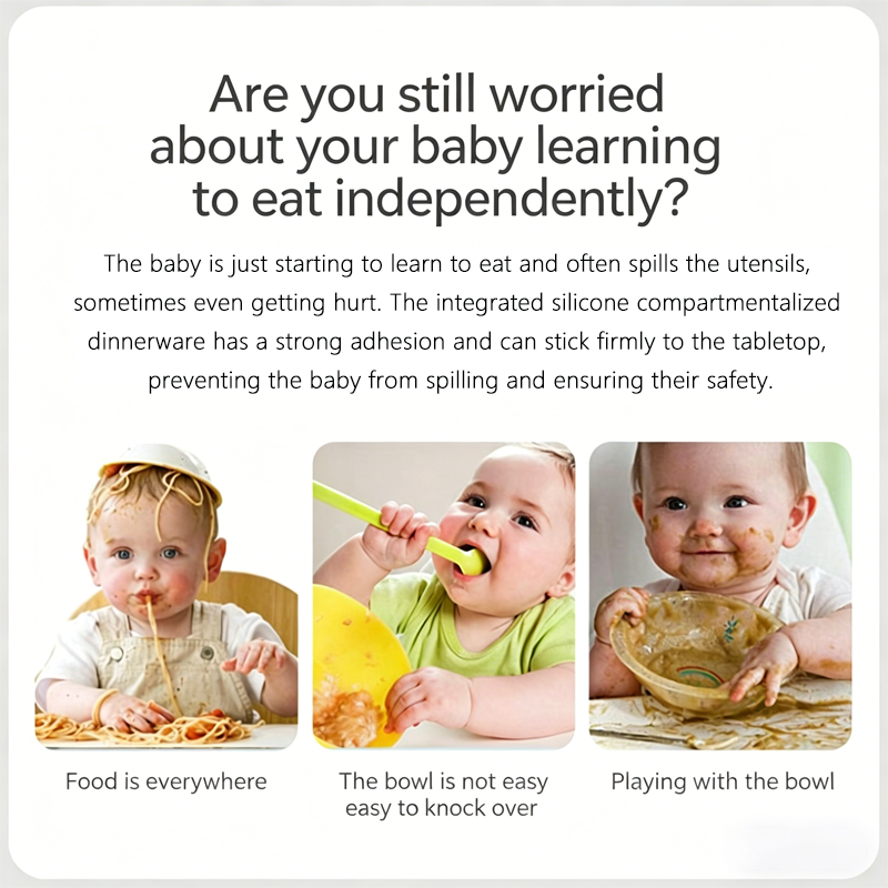 New Baby Feeding Plate Sets Su - Baby Food Menu recensie en prijs