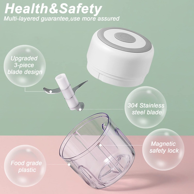 250ML Electric Garlic Grinder  - Baby Food Grinder Machine recensie en prijs