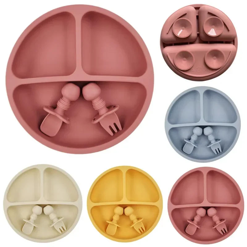 3Pcs Silicone Baby Feeding Set - Baby Food Menu recensie en prijs