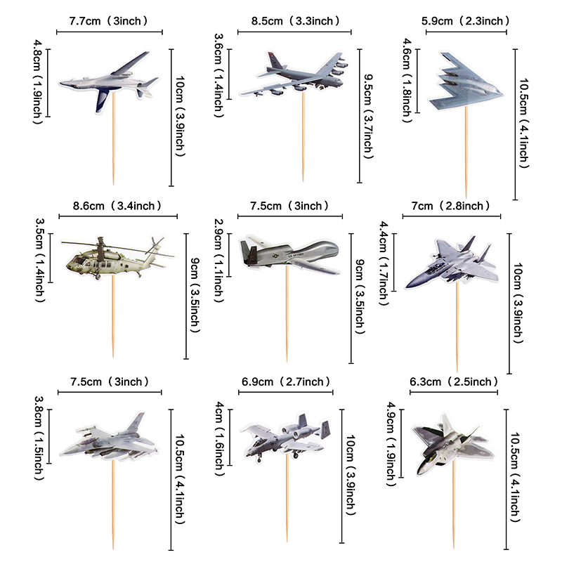 Cake Topper Plane Excavator Bu - Baby Food Dessert recensie en prijs