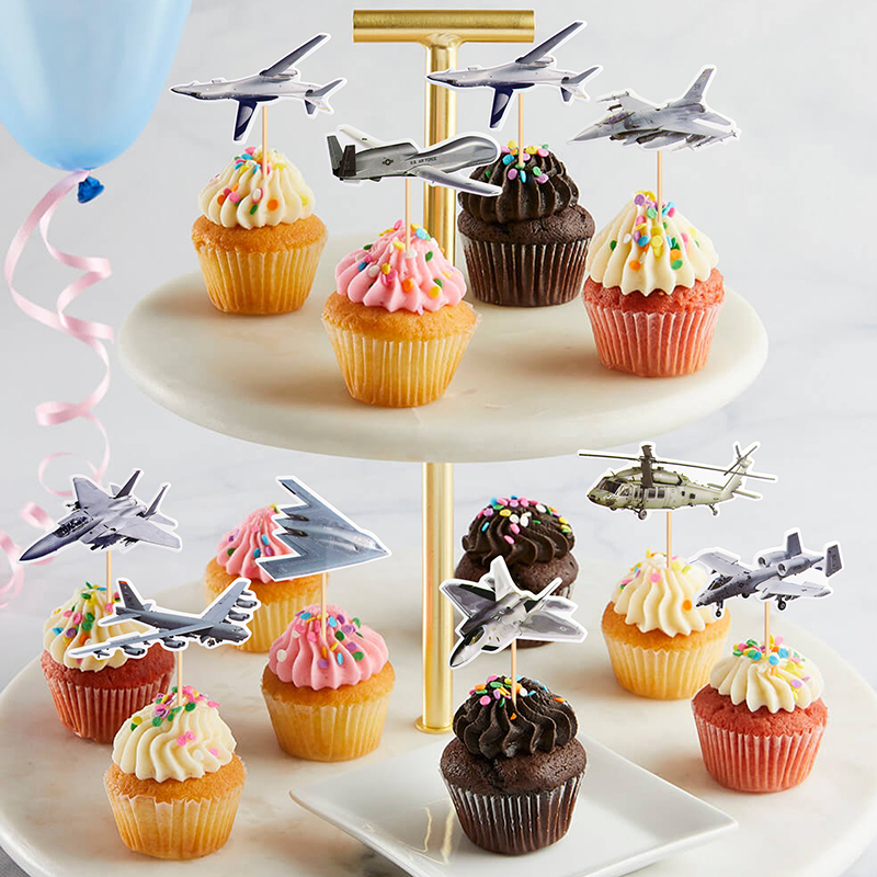 Cake Topper Plane Excavator Bu - Baby Food Dessert recensie en prijs