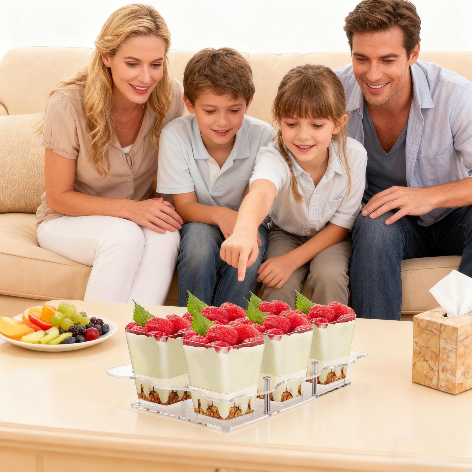 Cupcake Holder Clear Dessert F - Baby Food Dessert recensie en prijs