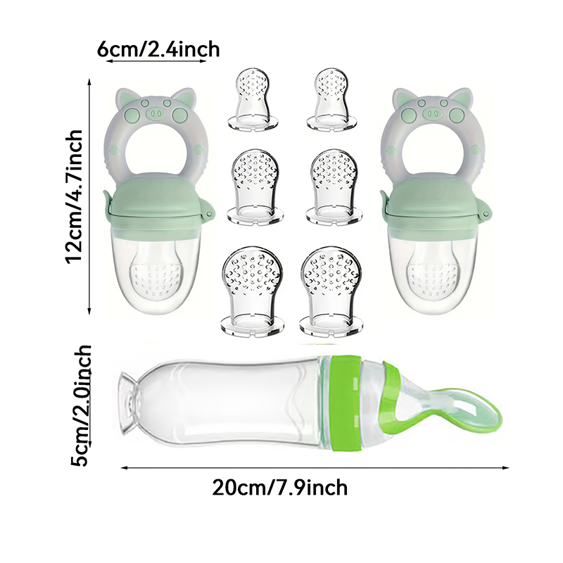 9pcs Feeding Cutlery:1 Silicon - Baby Food Jar recensie en prijs