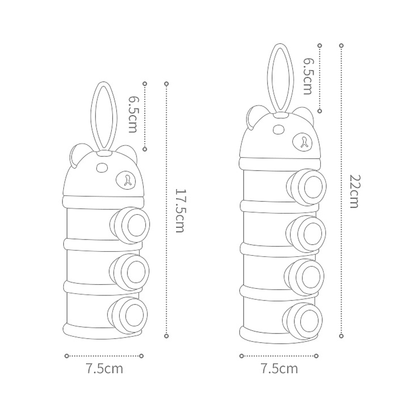 Storage Three/Four Tier Portab - Baby Food Universe recensie en prijs