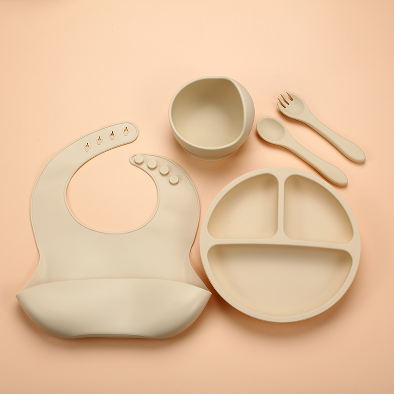 5Pcs Silicone Baby Feeding Set - Baby Food Menu recensie en prijs