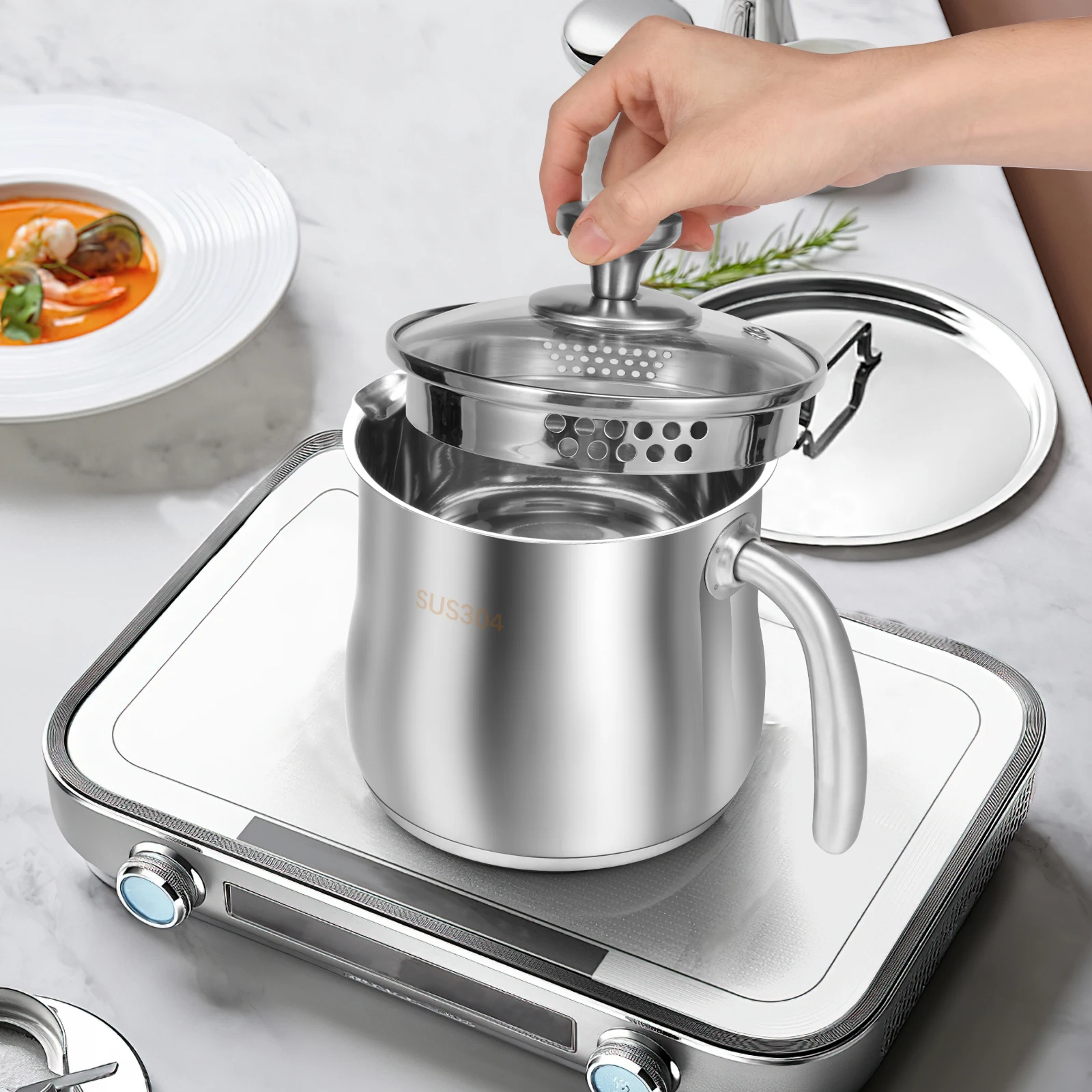 2000ml Saucepan Stainless Stee - Baby Food Dessert recensie en prijs