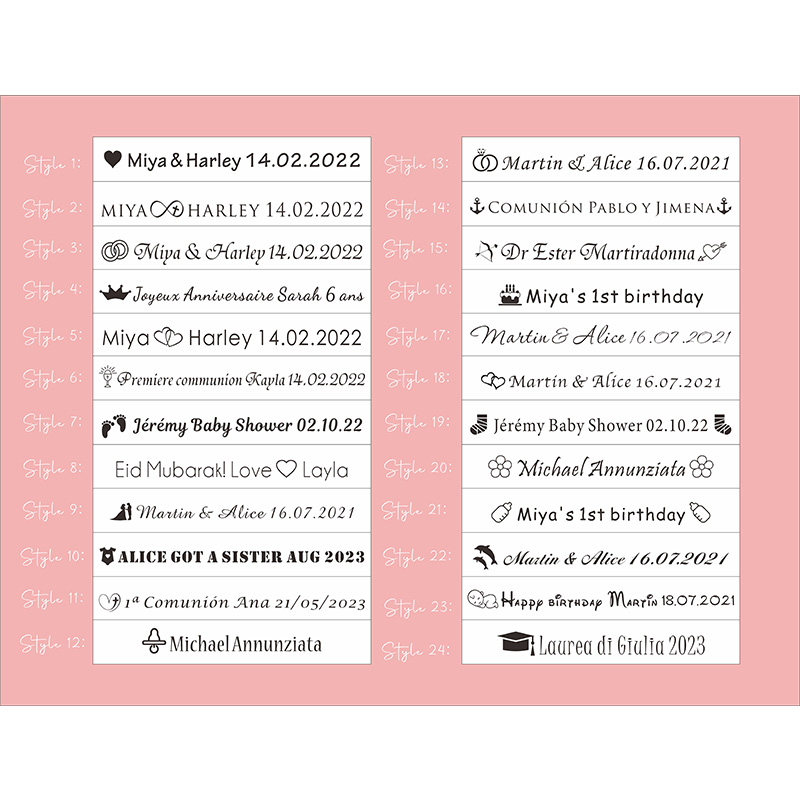 100pcs Personalized Colored Wo - Baby Food Recipes recensie en prijs