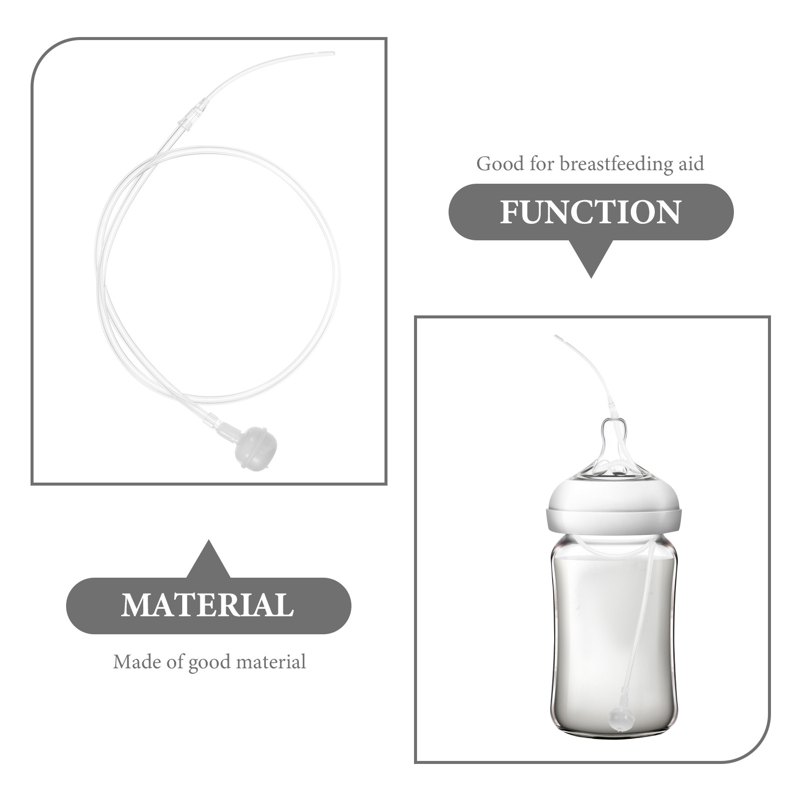 1 Set Breastfeeding Aid Tube W - Baby Food Youtube recensie en prijs