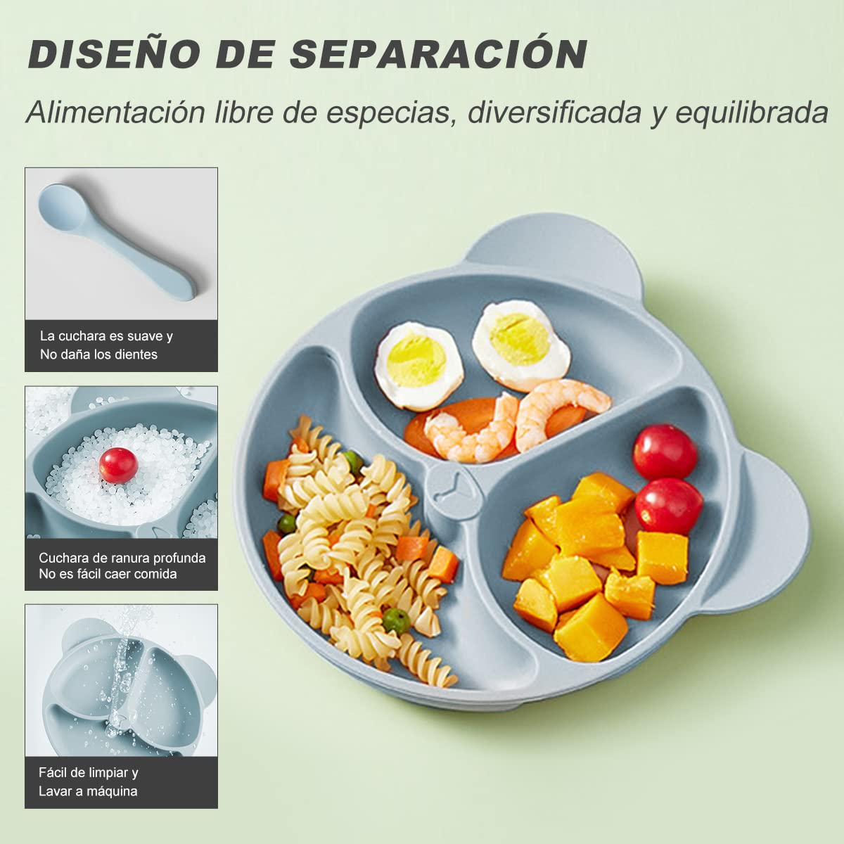 4PCS Baby Feeding Set with Bib - Baby Food Menu recensie en prijs
